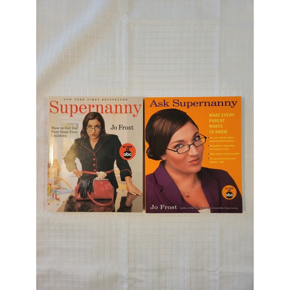 Other - Jo Frost Supernanny 2 Book Set Parenting Guide Ask Supernanny ABC TV Series